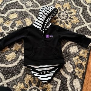 NYU 12 months onesie